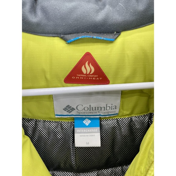 Columbia Men's Thermal Comfort Omni-Heat Puffer Jacket Size M Light Green‎ - Picture 2 of 16
